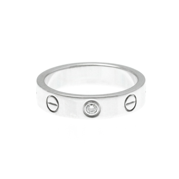 Cartier | Jewelry | Cartier Love Mini Love Ring White Gold 8k Fashion ...